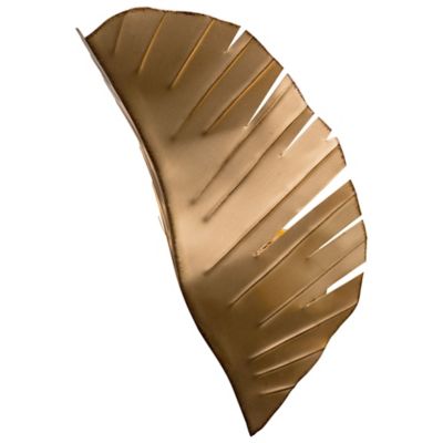 Banana Leaf Two Light Wall Sconce (Gold) - OPEN BOX