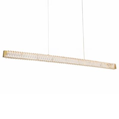 Golden Ratio Crystal LED Linear Suspension