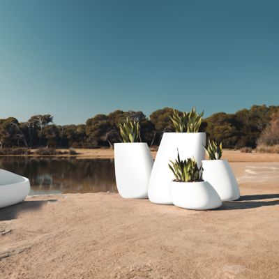 STONE PLANTER 80x65x40 by Stefano Giovannoni & Elisa Gargan