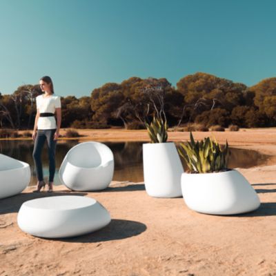 Stone SelfWatering Planter by Vondom at