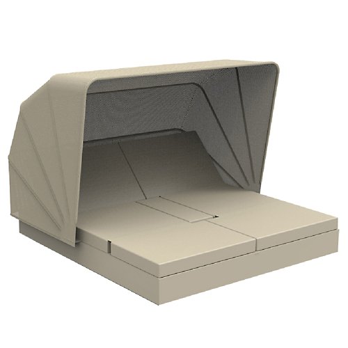 Vela 4 Reclining Daybed with Folding Canopy