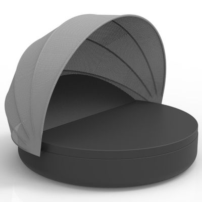 Vela Reclining Daybed with Folding Canopy