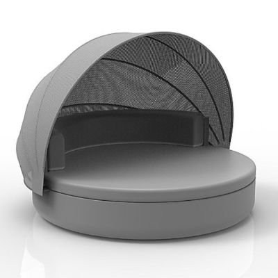 Vela Reclining Daybed with Folding Canopy