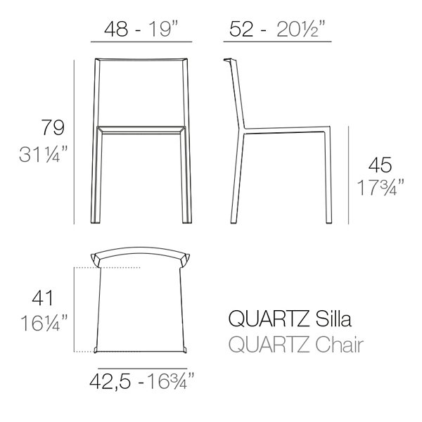 Quartz Chair Set of 4