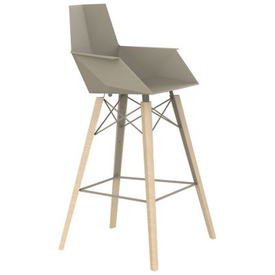 Faz Wood Barstool - Set of 4