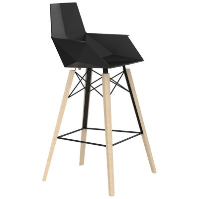 Faz Wood Barstool - Set of 4