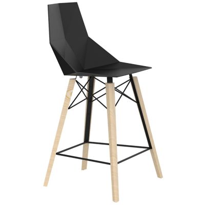 Faz Wood Barstool - Set of 4
