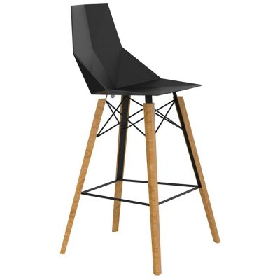 Faz Wood Barstool - Set of 4