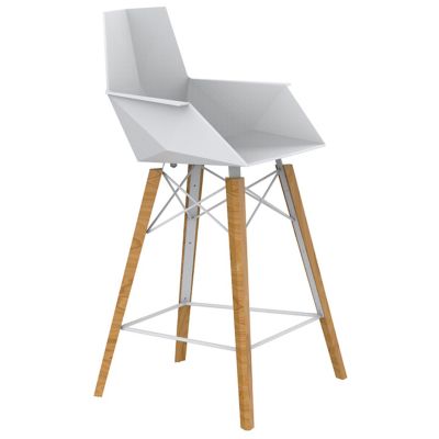 Faz Wood Barstool - Set of 4
