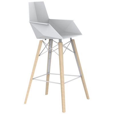 Faz Wood Barstool - Set of 4