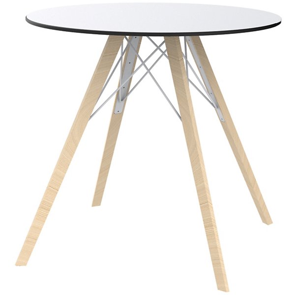 Faz Wood Round Dining Table