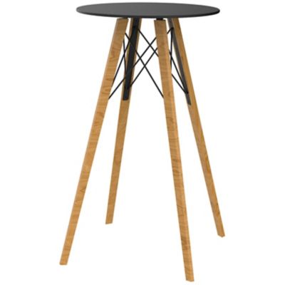 Faz Wood Round Bar Table