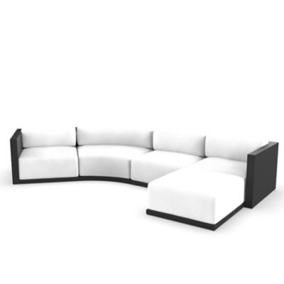 Gatsby Modular Sofa & Puff 5-Seater