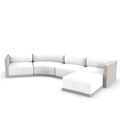 Gatsby Modular Sofa & Puff 5-Seater