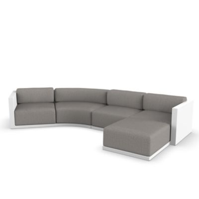 Gatsby Modular Sofa & Puff 5-Seater
