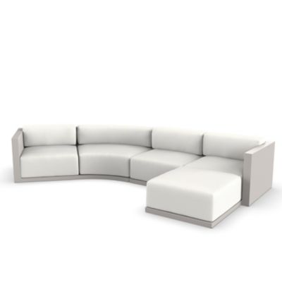 Gatsby Modular Sofa & Puff 5-Seater