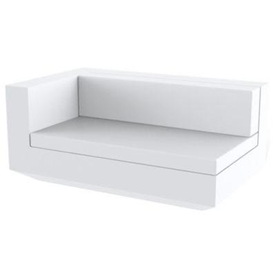 Vela Outdoor Sofa XL Right Arm Section (White) - OPEN BOX