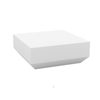 Vela Outdoor Coffee Table (White) - OPEN BOX