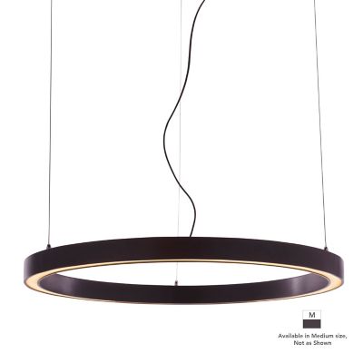 Ring LED Pendant Light (Medium |Statuary Bronze) - OPEN BOX