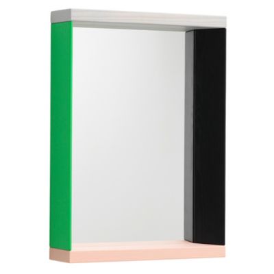 Color Frame Mirror (Green and Pink|Small) - OPEN BOX