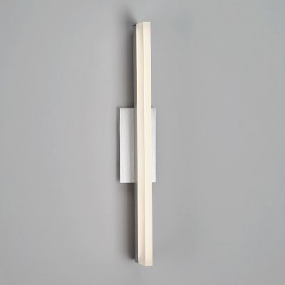 Shown in Brushed Aluminum finish, 24 inch, lit