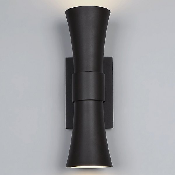 Double Funnel Outdoor Wall Sconce
