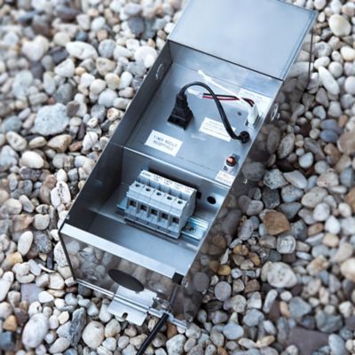 Shown in Stainless Steel finish, in use