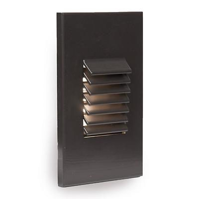 Vertical Louvered LED Step and Wall Light