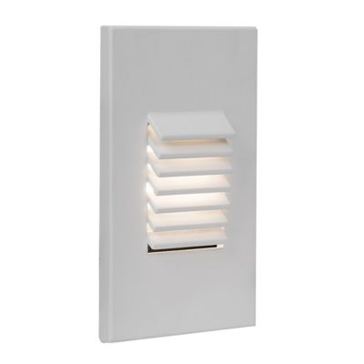 Vertical Louvered LED Step and Wall Light