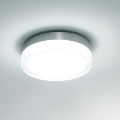 Shown in Stainless Steel finish, 6 inch size, lit