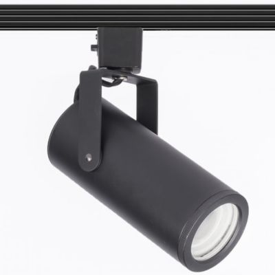 WAC Lighting LTK-703-BK L Series 1 Light 120 Black Track Head Ceiling Light  in L Track