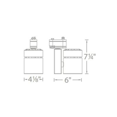 1052 Exterminator II LED Track Head : L 1052F 835 BN | The Light House Lighting Center