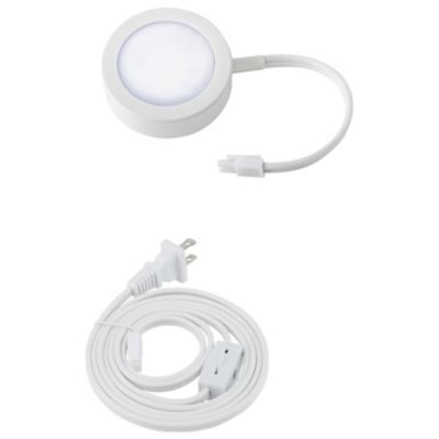 LED Puck Light with Single Lead Wire
