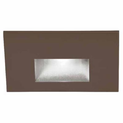 Landscape Lighting Step Light (Bronze on Brass|Wht)-OPEN BOX