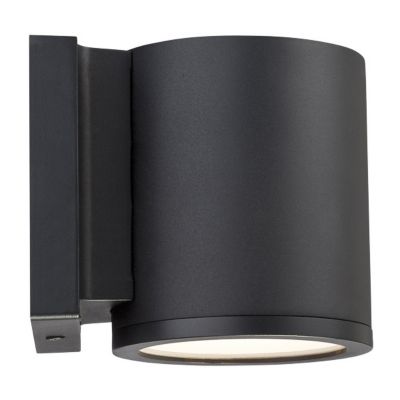 Tube Indoor/Outdoor LED Wall Sconce (Black)-OPEN BOX RETURN