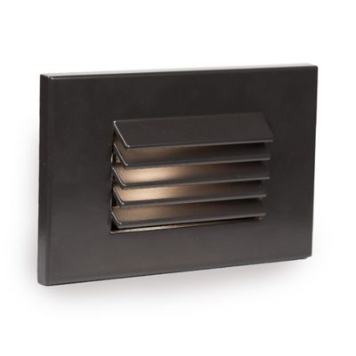 Horizontal Louvered LED Step and Wall Light 277V