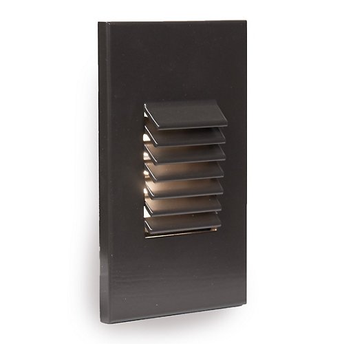 Vertical Louvered LED Step and Wall Light 277V