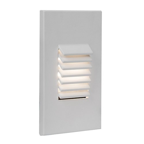 Vertical Louvered LED Step and Wall Light 277V