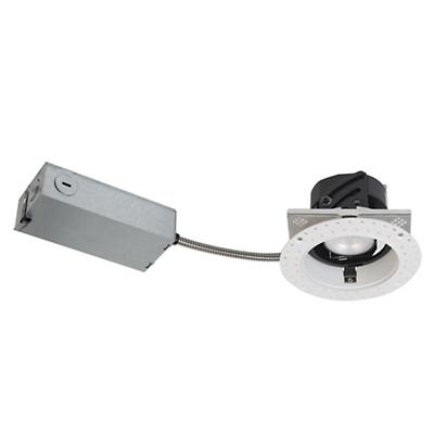 Ocularc 3.5-Inch LED Round Remodel Non-IC Trimless Housing