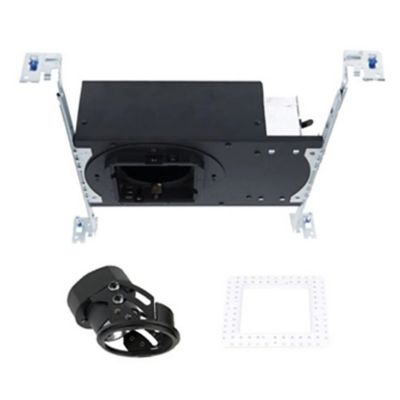 Ocularc 3.5-Inch LED Square New Construction Trim/Trimless Non-IC Rated Dim-to-Warm Housing