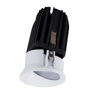 FQ 2-Inch LED Round Wall Wash Trimless Trim with Light Engine