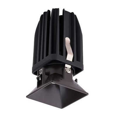 FQ 2-Inch LED Square Open Reflector Trimless Downlight Trim with Light Engine