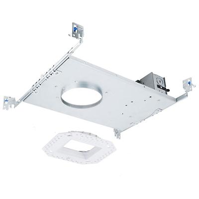 FQ 4-Inch Square New Construction Non-IC Rated Trimless Housing
