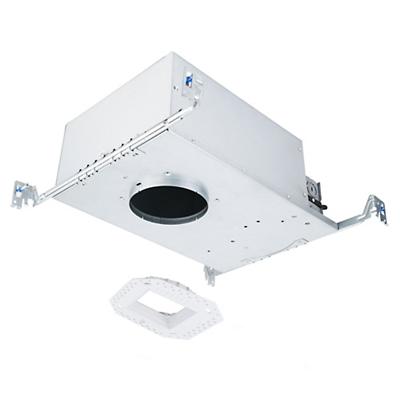 FQ 4-Inch Square New Construction 28W Non-IC Rated Trimless Housing