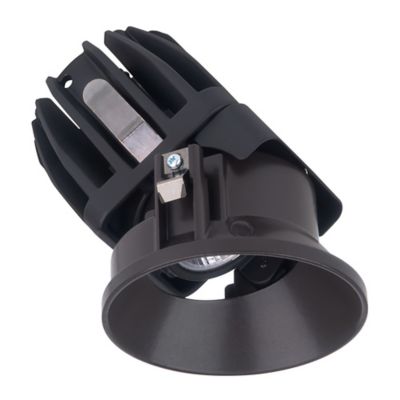 FQ 2-Inch LED Round Shallow Adjustable Trimless Trim with Light Engine