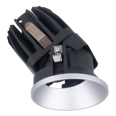 FQ 2-Inch LED Round Shallow Adjustable Trimless Trim with Light Engine