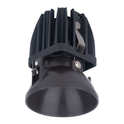 FQ 2-Inch LED Round Shallow Open Reflector Trimless Trim with Light Engine