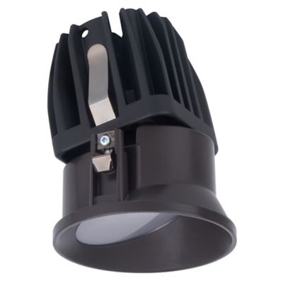 FQ 2-Inch LED Round Shallow Trimless Wall Wash Trim with Light Engine