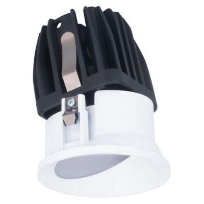 FQ 2-Inch LED Round Shallow Trimless Wall Wash Trim with Light Engine