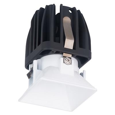 FQ 2-Inch LED Square Shallow Open Reflector Trimless Trim with Light Engine